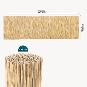 Rietmat Abbateggio 200x500 cm naturel casa.pro, Verzenden, Nieuw