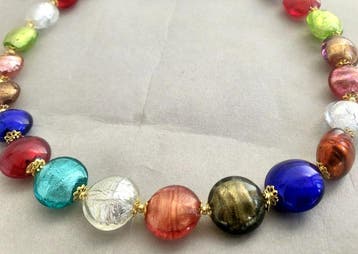 24 karaat - Geel goud, Murano - Halsketting