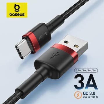 Baseus USB-C Kabel: Snel Opladen & Data | Duurzaam & Compati, Verzenden, Nieuw