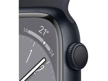 Apple Watch Series 8 - 41mm - Aluminium - Midnight - GPS, Sieraden, Tassen en Uiterlijk, Smartwatches, Verzenden, Zo goed als nieuw