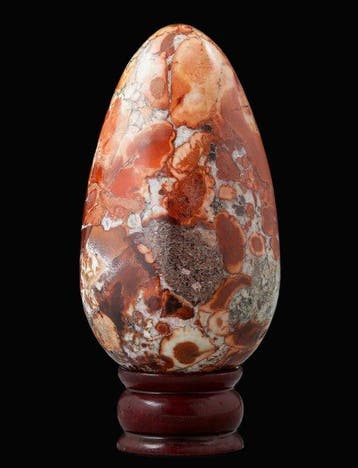 1,53 kg Zeldzame Maligano Jasper Kristal Ei – 15 cm –
