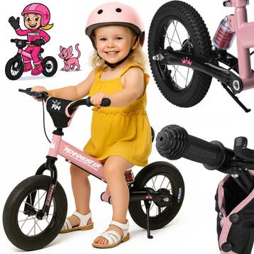 Loopfiets Kind Roze (Loopwagens, Speelgoed, Recreatie), Verzenden, Nieuw