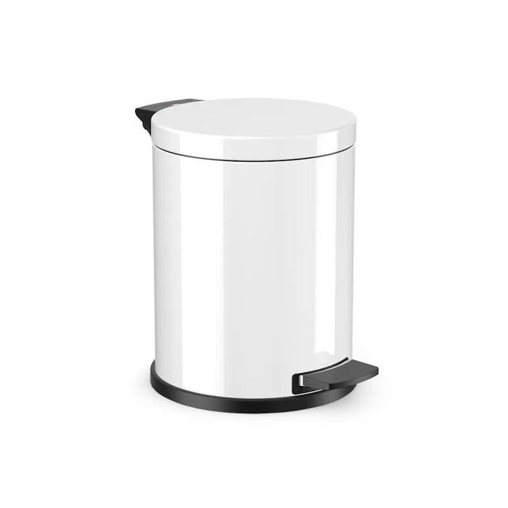 Hailo Solid M pedaalemmer 12l - wit, Huis en Inrichting, Woonaccessoires | Prullenbakken, Nieuw, Verzenden
