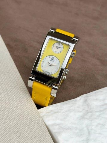 Jacob & Co. - Angel Two-Time Zone white MOP Date dial Yellow, Nieuw