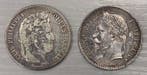 Frankrijk. 5 Francs 1838A/1868BB (2 monnaies) (Zonder