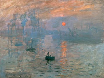 Kunstdruk Claude Monet - Impressionismo il levar 80x60cm, Verzenden, Nieuw