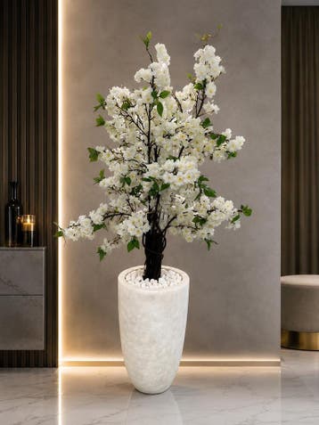 Design Vazen 90CM Hotel Chique Met Bloesem Voor InterieurNL!, Nieuw