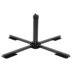 vidaXL Parasolvoet inklapbaar voor Ø38/48 mm stok staal, Tuin en Terras, Parasols, Verzenden, Nieuw, Parasolvoet