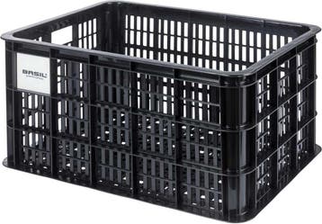 Basil fietskrat MIK L, 40L, gerecycled kunststof, black, Ophalen of Verzenden, Zo goed als nieuw, Basil