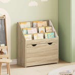 vidaXL Kinderen Boekenkast Sonoma Eiken 60 x 29,5 x 69 cm, Huis en Inrichting, Woonaccessoires | Krantenbakken en Lectuurbakken