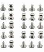 10 sets DQ metalen studs klinknagel rivet platinum kleur..., Ophalen of Verzenden, Nieuw, Overige typen