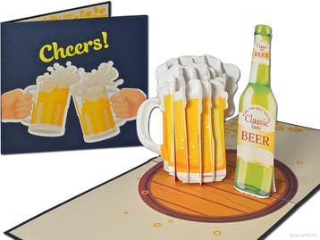 Biertje? Proost, cheers! - Bierpul met heerlijk schuimend..., Verzenden, Nieuw