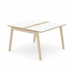Nova-wood vergadertafel 4 persoons met kabelmanagement | 160, Nieuw in verpakking