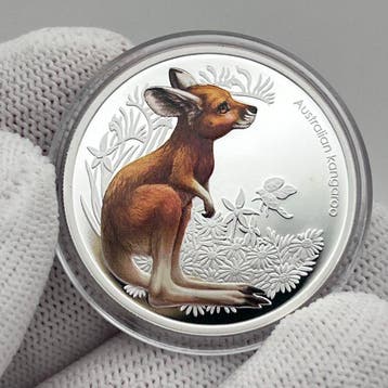 Australië. 50 Cents 2010 – Bush Babies I – Kangaroo – 1/2 oz