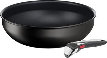 Stapelbare Wokpan 28cm - Ruimtebesparend | 34% Korting, Ophalen of Verzenden, Zo goed als nieuw, Overige materialen, Wok