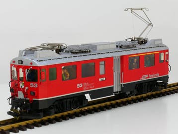Scheba Adhäsionstriebwagen ABe 4/4III der Rhätischen Bahn., Ophalen of Verzenden, Gebruikt, Overige typen