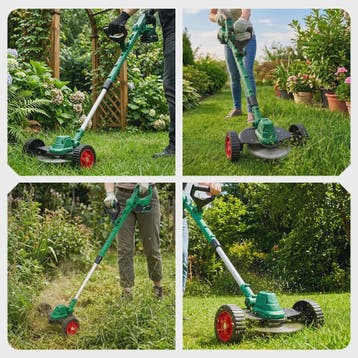 NEWBENY Accu Grastrimmer & Bosmaaier - Telescopisch, Opvouwb, Tuin en Terras, Grasmaaiers, Verzenden, Nieuw