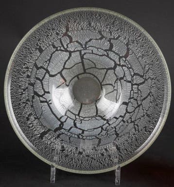 Kristalunie Maastricht - W.J. Rozendaal - Schaal - Glas -, Antiek en Kunst