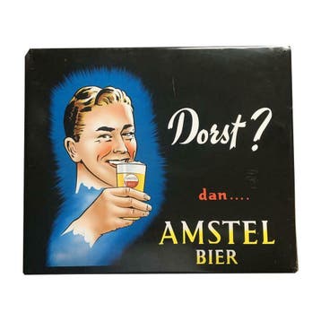 Amstel reclamebord, Verzamelen, Verzenden, Nieuw