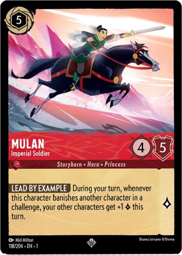 [118/204] - MULAN - Imperial Soldier ENG FOIL [M/NM], Verzamelen, Ophalen of Verzenden, Nieuw