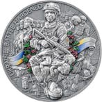 Ghana. 10 Cedis 2025 Ukraine. Battle Hardened 2.0 2 oz