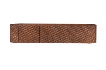 TV-bord ADLON 160 cm 3D massief hangend mangohout - 47586, Ophalen of Verzenden, Nieuw