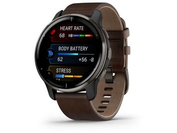Garmin Venu 2 Plus - Smartwatch - 5 ATM waterdicht - Zwart, Verzenden, Nieuw, Garmin