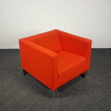 Lensvelt Fauteuil - Rood (c) | OUTLET, Ophalen of Verzenden, Gebruikt