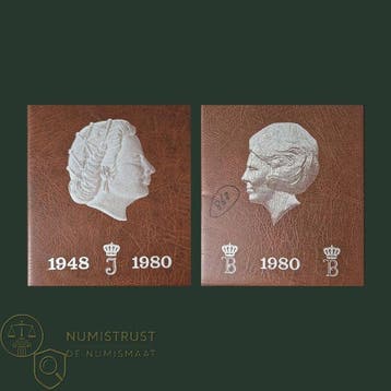 Nederland. Collectie Juliana & Beatrix. 1950/2001 compleet, Postzegels en Munten, Munten | Nederland