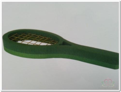 Tennisracket steekschuimvorm 3D oase voor verse bloemen, Hobby en Vrije tijd, Knutselen, Nieuw, Ophalen of Verzenden
