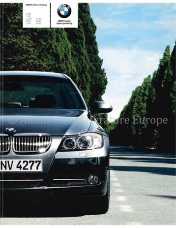 2006 BMW 3 SERIE SEDAN BROCHURE NEDERLANDS, Nieuw, BMW, Author