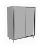 RVS Voorraadkast met 3 schappen | 2 -deurs | 120x60x180 cm, Verzenden, Nieuw in verpakking