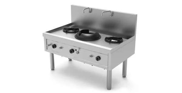 Unni-cooking Gas Wok Fornuis | 1 Wok Brander | 2 Soep Brande, Zakelijke goederen, Horeca | Keukenapparatuur, Nieuw in verpakking