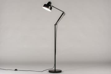 Rietveld Vloerlampen - Zwart - Metaal, Verzenden, Nieuw