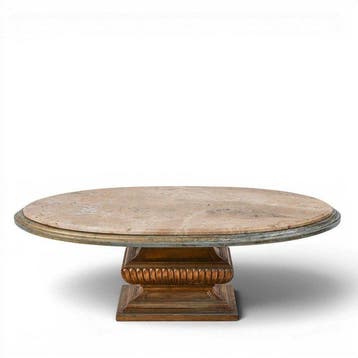 Salontafel - Talha Dourada, Marmer - Neoclassieke stijl, Antiek en Kunst