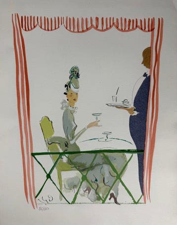 Jean-Gabriel Domergue (1889-1962) - Le Cocktail