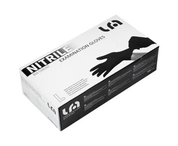 Disposables - Plastic - Zwarte nitril handschoen maat : L, Ophalen of Verzenden