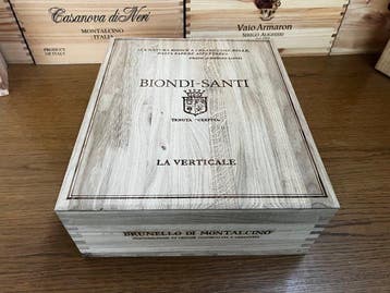 1995, 2004 & 2015 Biondi Santi Tenuta Greppo La Verticale, Nieuw