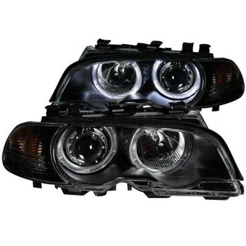 ANZO 2000-2003 BMW 3 Series E46 Projector Headlights w/ Halo, Ophalen of Verzenden, Nieuw