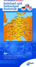ANWB Wegenkaart Duitsland Zuid/Zwitserland/Oostenr ANWB, Verzenden, Gelezen, ANWB