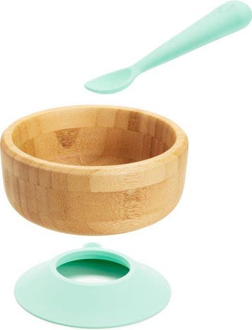 Munchkin Bamboe Serviesset voor Babys en Peuters - Silicone, Verzenden, Nieuw