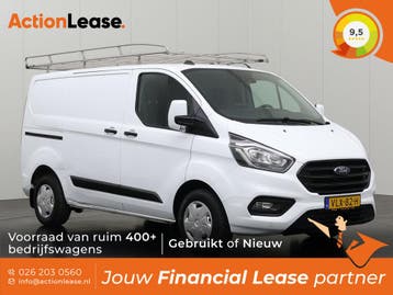 Ford Transit Custom Bestelbus L1 H1 2021 Diesel, Zwart, Wit, Nieuw, Dealer onderhouden