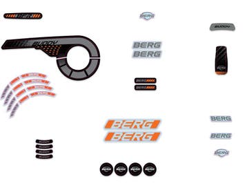 BERG Buddy 2.0 Stickerset Graphite voor Skelter (Skelters), Ophalen of Verzenden, Nieuw
