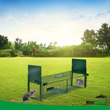 MaxxGarden Vangkooi - Rattenval opvouwbaar 100x25x28cm, Verzenden, Nieuw
