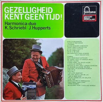 Lp - Harmonica-Duo K. Schriebl / J. Hupperts - Gezelligheid, Verzenden, Nieuw in verpakking