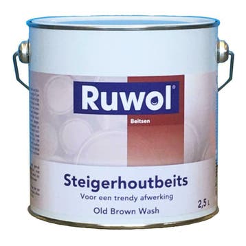 Ruwol Steigerhoutbeits White Wash 750 ml, Verzenden, Nieuw