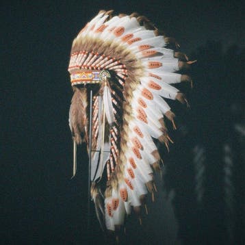 Decoratief ornament - C- Stunning Remake Indian Headdress on