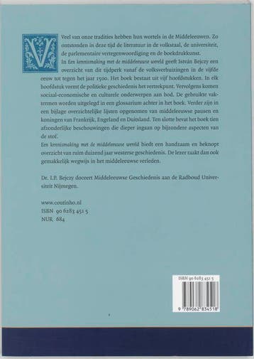 Een kennismaking met de middeleeuwse wereld 9789062834518, Boeken, Verzenden, Gelezen, I. Bejczy