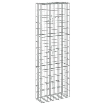 vidaXL Gabion met 5 mm Draad en 5x10 cm Gaas 50x20x150 cm, Verzenden, Nieuw, IJzer