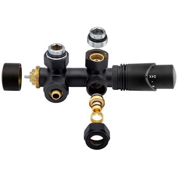 Thermostatische Radiator Aansluitset - Leoni -, Doe-het-zelf en Verbouw, Verwarming en Radiatoren, Ophalen of Verzenden, Nieuw